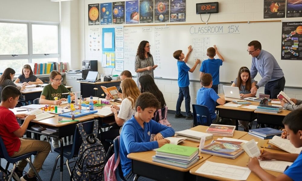 Classroom 15X: A Day in the Life of Students and Teachers