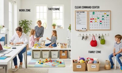 Organize busy homes with simple systems that support work, family, and daily routines.