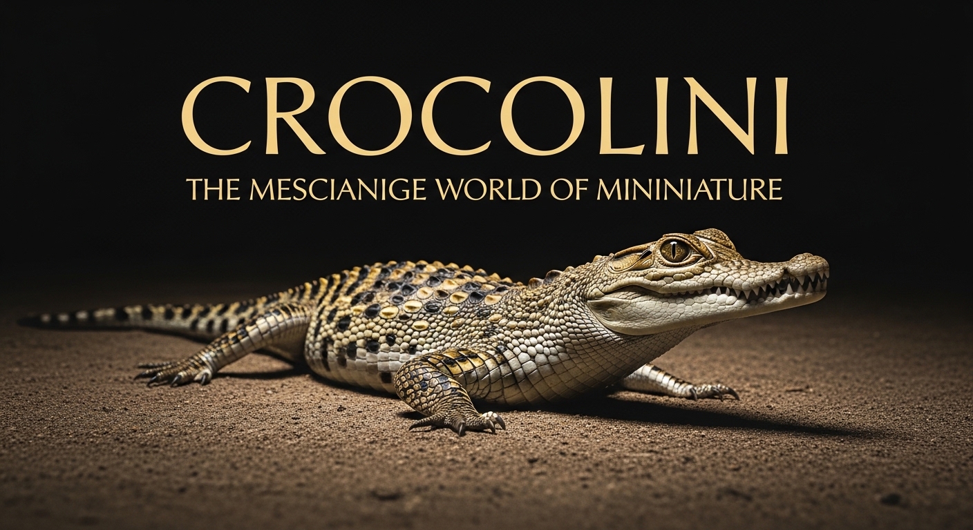 Crocolini: The Fascinating World of Miniature Crocodiles