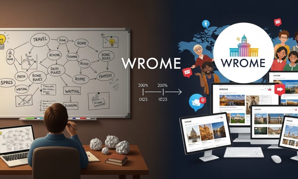 Wrome: From Concept to Popular Blog Destination