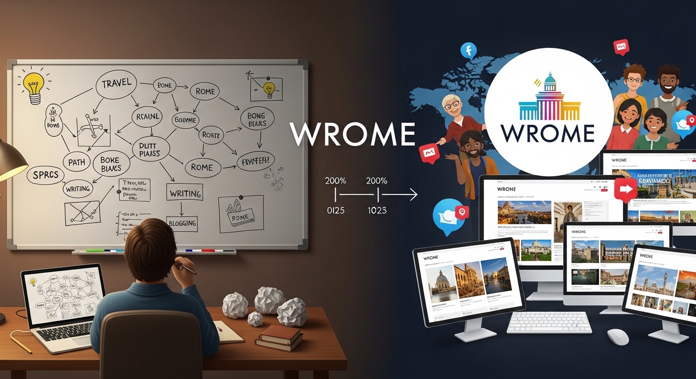 Wrome: From Concept to Popular Blog Destination