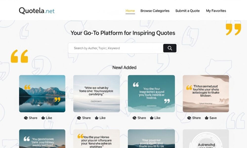 Quotela.net: Your Go-To Platform for Inspiring Quotes