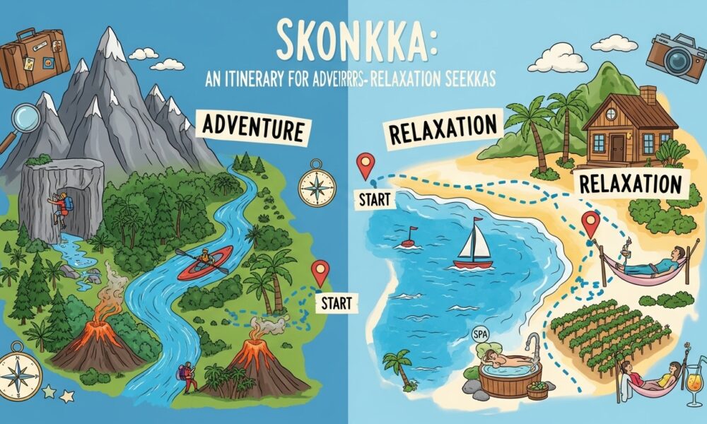 Skonkka: An Itinerary for Adventurers and Relaxation Seekers