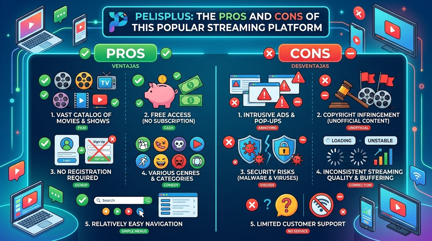 Pelisplus: The Pros and Cons of This Popular Streaming Platform