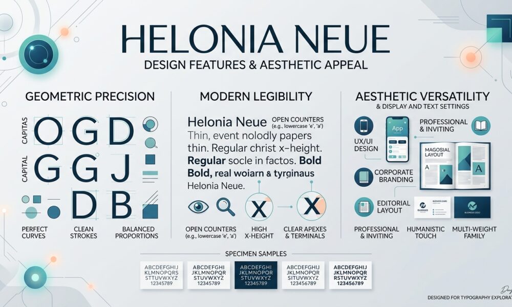 Helonia Neue: Design Features and Aesthetic Appeal