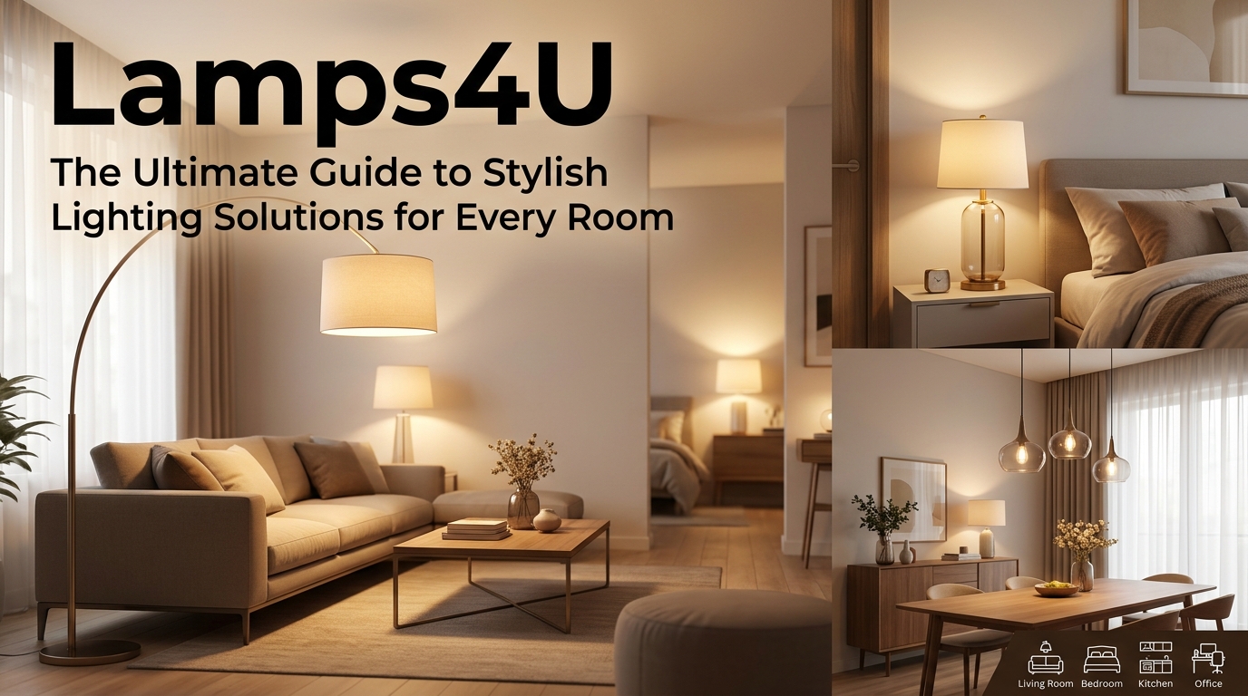 Lamps4U: The Ultimate Guide to Stylish Lighting Solutions for Every Room